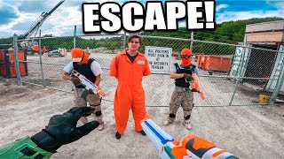 ESCAPE Maximum Security Prison Challenge (NERF WAR)