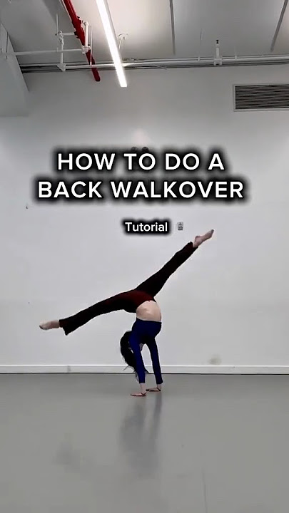 Back Walkover Tutorial 🖤 #contortion #gymnastics #flexibility