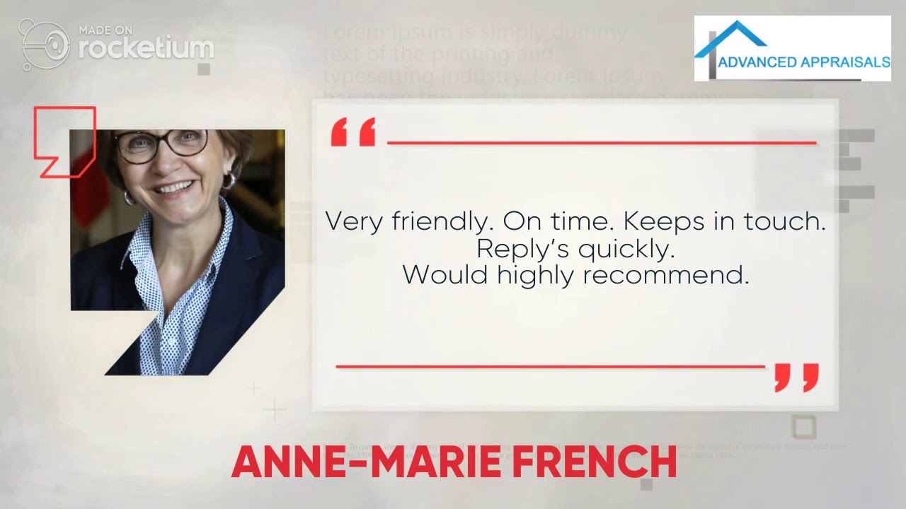 Client Testimonial for Real Estate Firm | Advanced Appraisals | Client Review