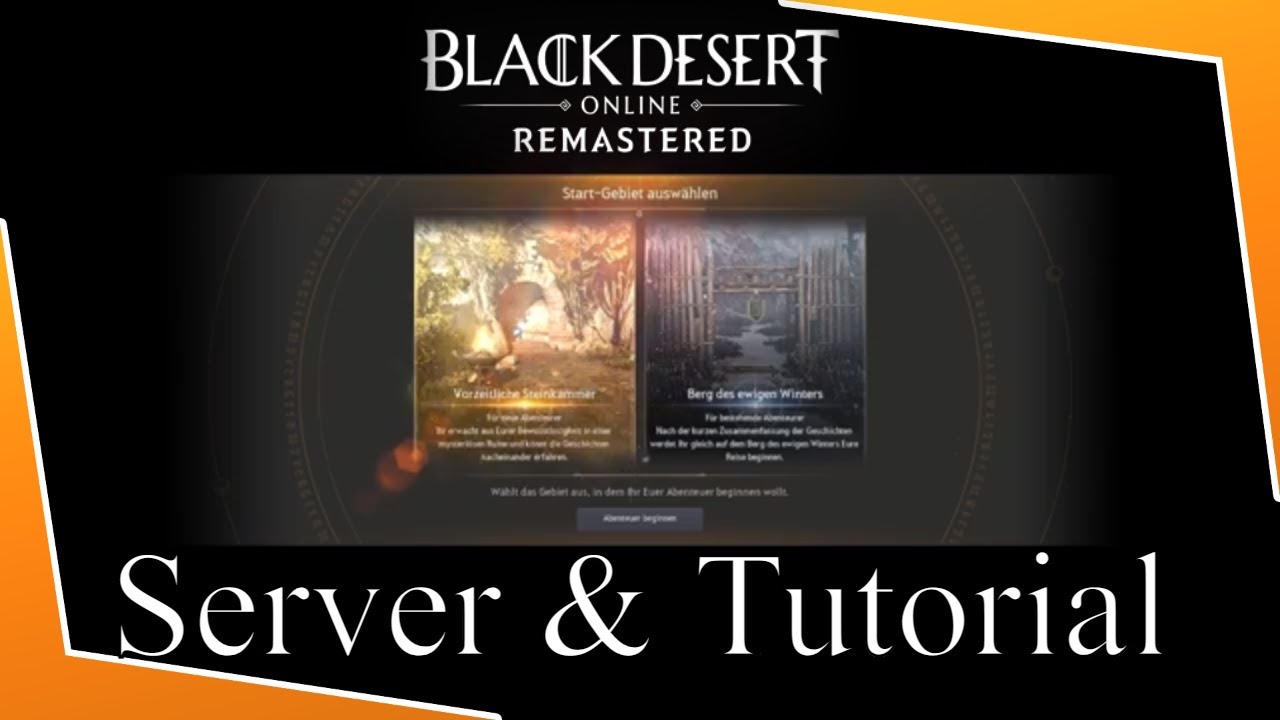Black Desert Saison Server und Einleitung ins Game 02 BDO Deutsch