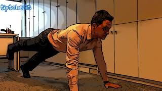 OFFICE WORKOUT #2: One Legged Plank Switches