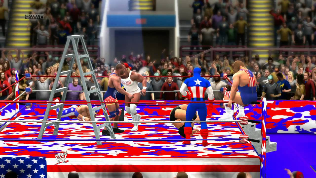 nL Live on Twitch.tv - THE MOST AMERICAN MATCH EVER [WWE 13 + Glitch]