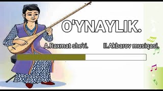 2-sinf | "O'ynaylik" | "Ўйнайлик" A.Raxmat she’ri. I.Akbarov musiqasi.#karaoke