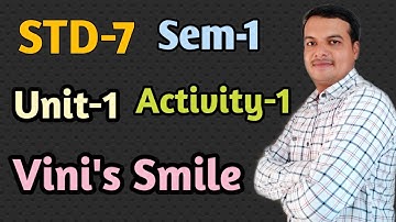 STD 7 SEM 1 UNIT 1 Vini