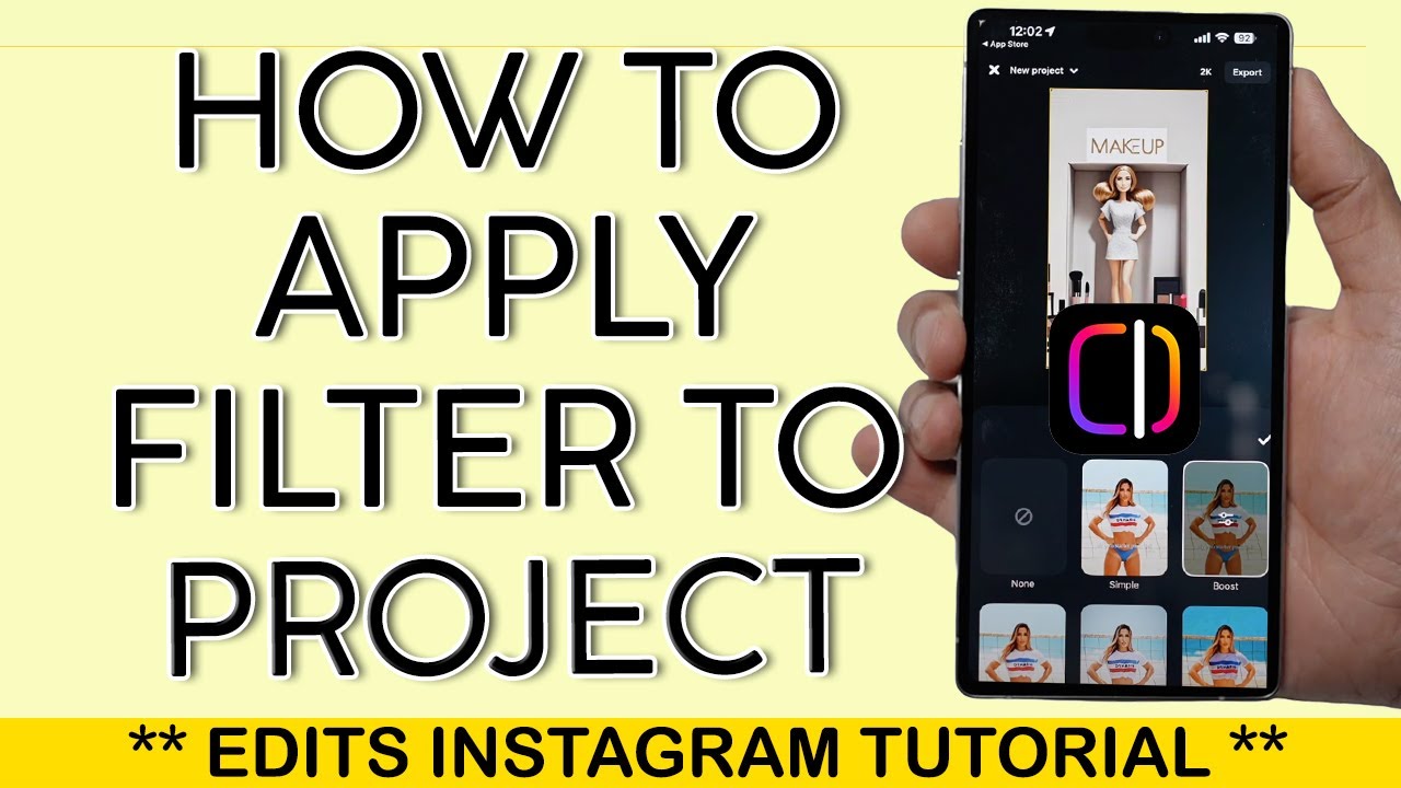 How to Apply Filter To Your Media on Edits Instagram App 2025