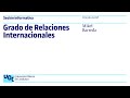 Grado de Relaciones Internacionales - Sesión Informativa | UOC