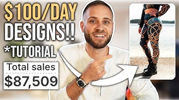 This Summer Product Makes BIG Profits! (Print On Demand Leggings Design & Niche Research Tutorial)