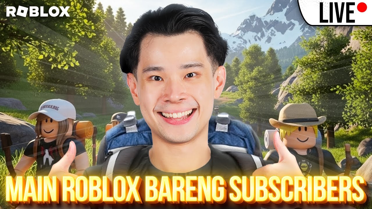 🔴 LIVE | Jess No Limit Mendaki Gunung Bareng Subscribers! - Roblox Indonesia