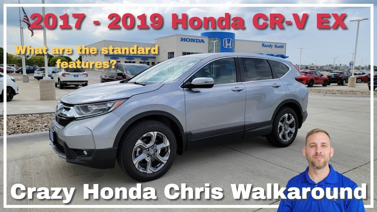 Обзор стандартных функций Honda CR-V EX 2018 года