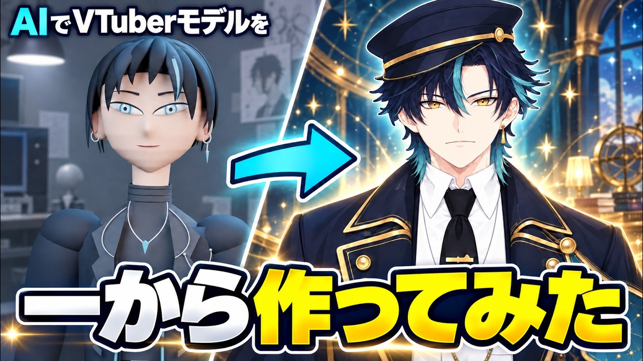 AIだけでVTuberを完全再現してデビューしてみた