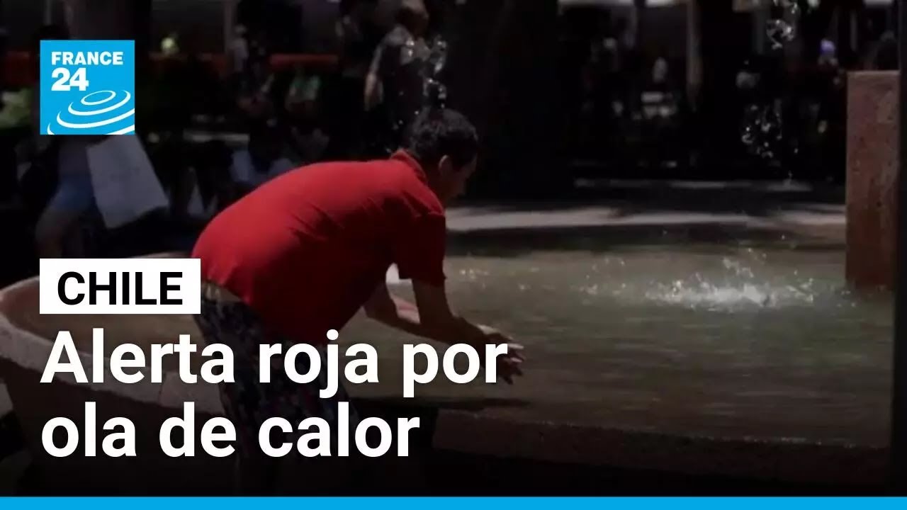 Alerta roja en zonas centrales de Chile por ola de calor