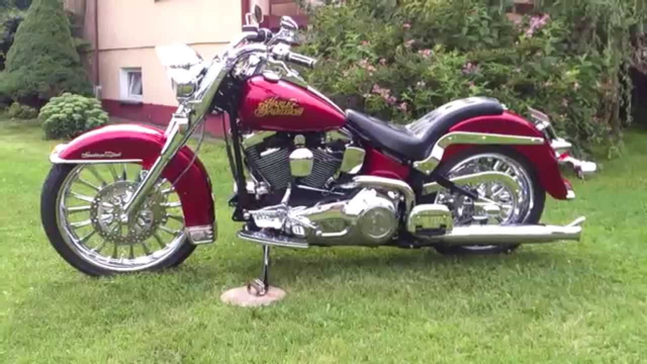 Harley Davidson Softail Heritage Flstc Evo 1340 Sound Part 2 Youtube