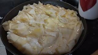 Баница С Масло И Ванилов Крем В Тиган.