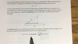 12.3 - The Dot Product (Part 3)