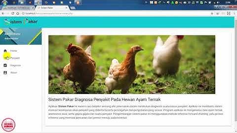 Aplikasi Sistem Pakar Untuk Diagnosa Penyakit Hewan Pada Hewan Ayam Ternak