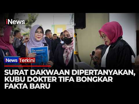 Surat Dakwaan Disorot! Kubu Dokter Tifa Klaim Temukan Kesalahan Fatal dalam Perkara | iNews Terkini