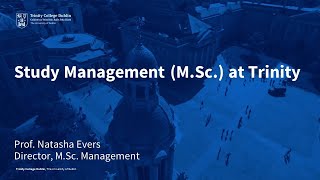 Study Management (M.Sc.) at Trinity