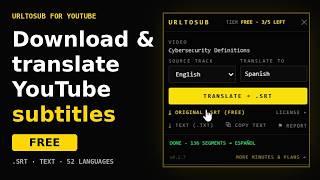 How to download YouTube subtitles as SRT or text – free Chrome extension