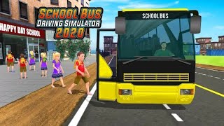 School Bus Driving Simulator 3D Pick Up Student And Drop To School #1 Android Gameplay screenshot 2