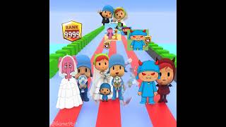 Old Pocoyo Family, Pocoyo Family, And Pocoyo Demon Family In The Continuous Singing Challenge
