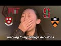 COLLEGE DECISION REACTIONS 2020!!! (Ivies, MIT, Stanford)