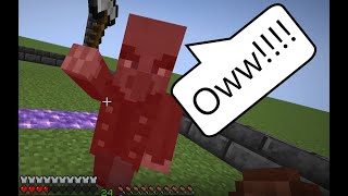 Which mobs can be defeated using only the Thorns enchantment?