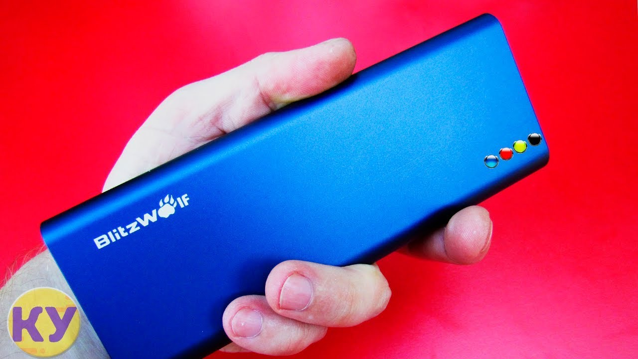 ОБЗОР НА КРУТОЙ POWER BANK ОТ ФИРМЫ BLITZWolf + ДВА ПРОЧНЫХ КАБЕЛЯ + КОНКУРС