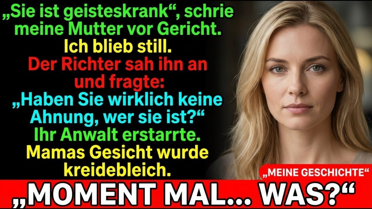 Im Gerichtssaal schrie meine Mutter: „Sie ist eine absolute Schande“ Bis der Richter sich vorbeugte