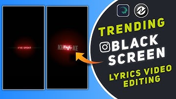 Instagram Trending Glow Text  Lyrics Editing | Black Screen Glow Status Video Editing | Node Video