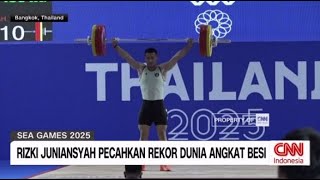 Rizki Juniansyah Pecahkan Rekor Dunia Angkat Besi