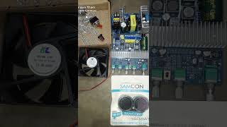 create my own music system 😎 with class-D amplifier board ---CA3169 #electrical #amplifier #project