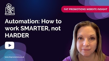 Automate to work SMARTer, not harder