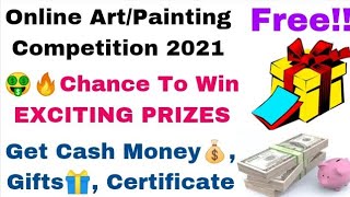 Online Drawing Competition 2021 Free Entry, Free Art Competition 2021, Win Cash Money/Gifts shorts