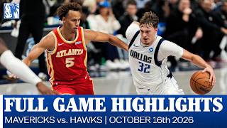Mavericks Highlights vs. Atlanta Hawks | Preseason | October 16, 2026