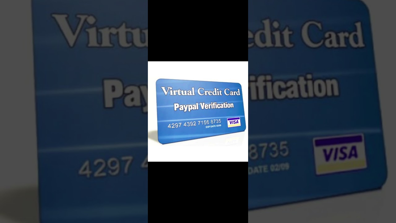 get Virtual Credit Card for Paypal Verification - VCC,,, paypal account