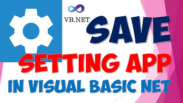Cara Simpan Save Setting Aplikasi Dengan Visual Basic Net