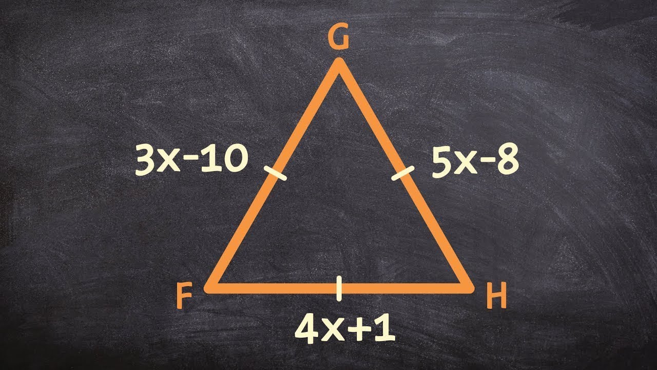 How To Find The Measure Of Each Side Of An Equilateral Triangle