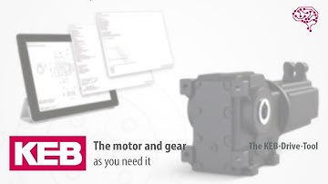 The motor and gear as you need it: The KEB Drive Tool by KEB Automation