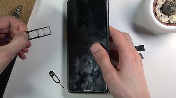 How to Put Nano SIM and Micro SD in NOKIA 5.3 - Insert SIM and Memory Card