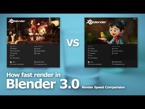 How Fast Render in Blender 3.0 - Cycles Renderer