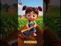 🌾 Farm Steps for Kids 🚜 | Harvest Irrigate Hoe Fun Learning 👶✨