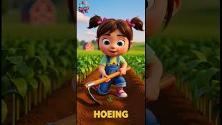 🌾 Farm Steps for Kids 🚜 | Harvest Irrigate Hoe Fun Learning 👶✨