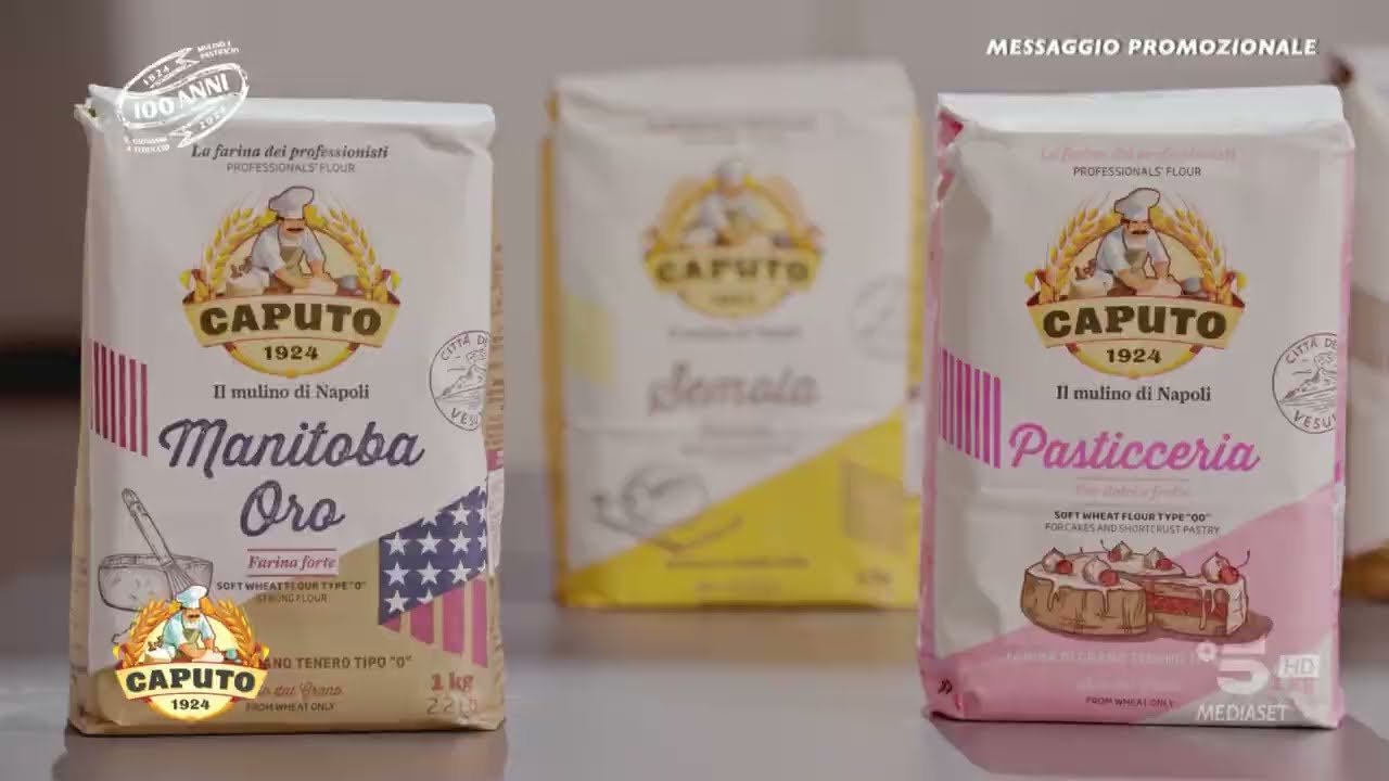 Farine Caputo spot con Luca Laurenti e Paolo Bonolis