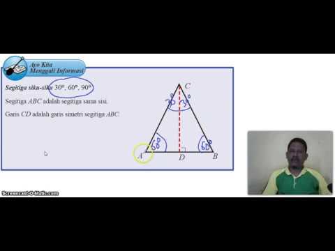 Segitiga Khusus 30 60 90 Derajat Youtube