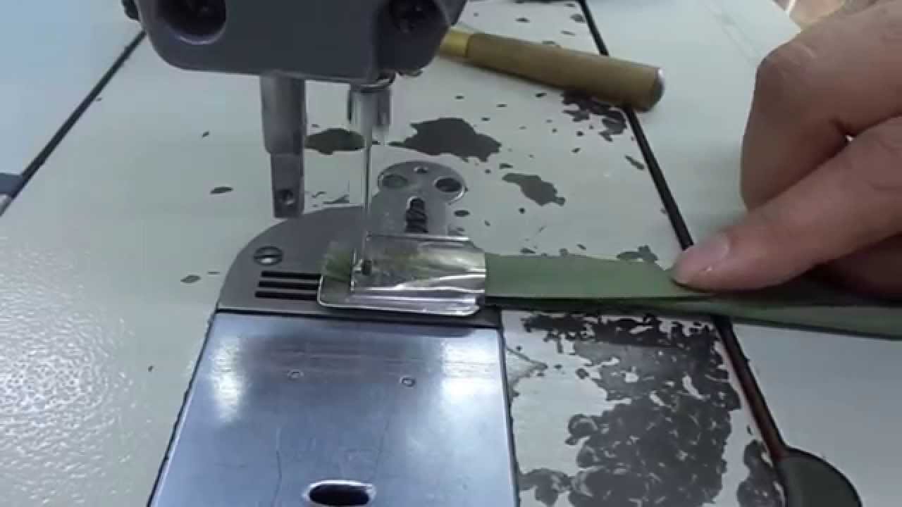 地縫い返しのベルトループを縫う Youtube