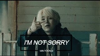 BTS FMV | Min Yoongi - I'm Not Sorry