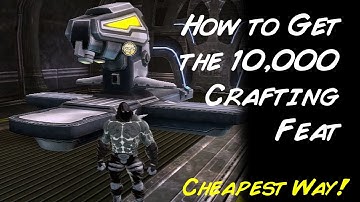 DCUO: How to Get the 10,000 Crafting Feat