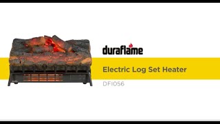 duraflame® Infrared Quartz Electric Log Set Heater with 3D Flame® Effect & Remote Control