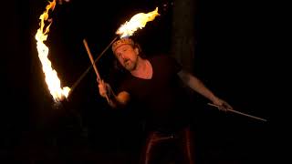 Ian Devil Sticks Performance 2 - 2020 CCF Fire Conclave