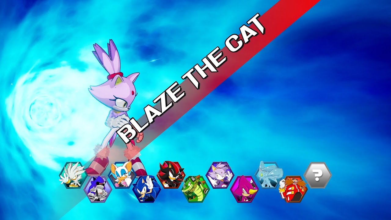 Blaze the Cat - Arcade Mode (Hardest AI)  Sonic Smackdown